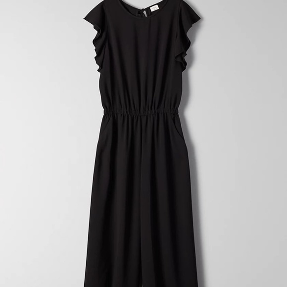 BNWOT⎜Aritzia Wilfred⎜FLEURETTE JUMPSUIT⎜BLACK - Picture 4 of 12